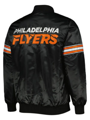 Philadelphia Flyers Pick & Roll Black Varsity Jacket