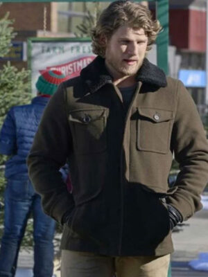 Project Christmas Wish Lucas Wool Green Jacket