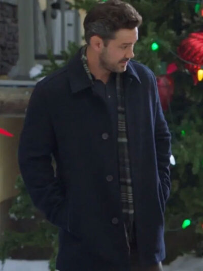 Ryan Paevey 2023 Under The Christmas Sky Blue Coat