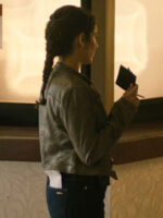 Sandra Ali Critical Incident S01 Brown Leather Jacket