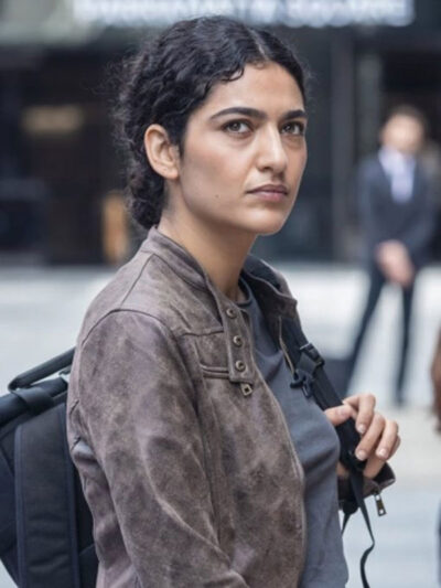 Sandra Ali Critical Incident S01 Brown Leather Jacket