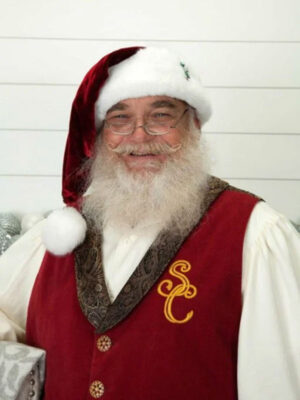 Santa Claus Red Christmas Suede Vest