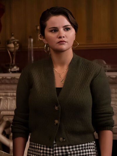 Selena Gomez Only Murders In The Building S04 Green Cardigan