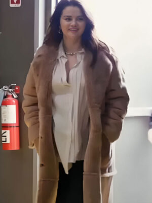 Selena Gomez Wizards Beyond Waverly Place Shearling Coat