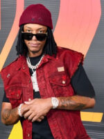 Skilla Baby BET Hip Hop Awards Red Long Coat