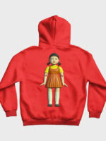 Squid Game Doll Red Light Green Light Pullover Hoodie