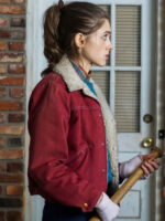 Stranger Things Nancy Wheeler Red Denim Jacket