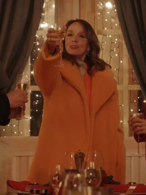 Sylvie Grateau Emily in Paris S04 Orange Fur Coat