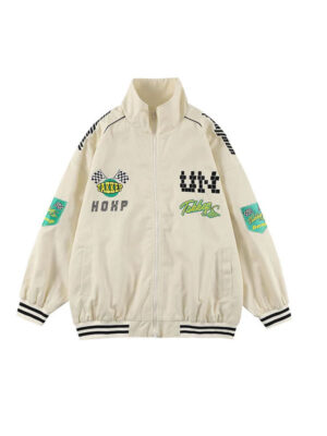 Takkep Hoxp Racer Bomber Zip-Up Jacket