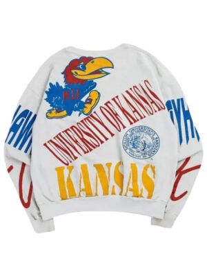 Taylor Swift KU Kansas City White Sweatshirt