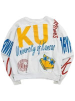 Taylor Swift KU Kansas City White Sweatshirt