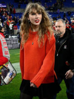 Taylor Swift NFL Red Knitted Sweater