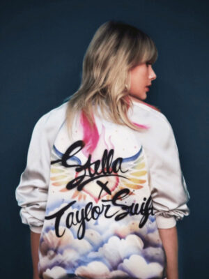 Taylor Swift X Stella White Bomber Jacket