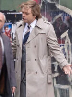 The Apprentice 2024 Sebastian Stan Beige Cotton Coat