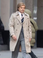 The Apprentice 2024 Sebastian Stan Beige Cotton Coat