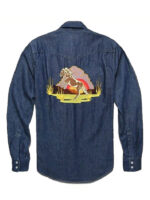 The Equalizer S05 Adam Goldberg Horse Shoe Denim Shirt