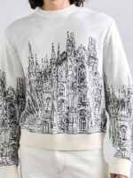 The Kelly Clarkson Show Lamorne Morris Castle Print Sweater