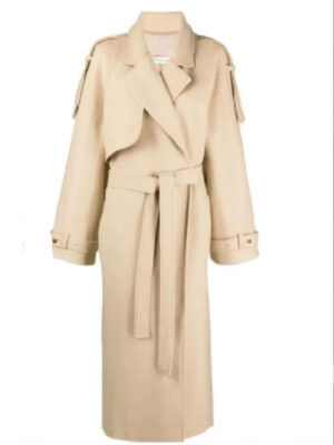 The Penguin S01 Wool Beige Trench Coat