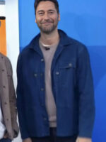 The Today Show Ryan Eggold Blue Denim Shirt