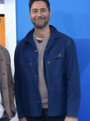 The Today Show Ryan Eggold Blue Denim Shirt