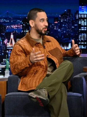 The Tonight Show Starring Jimmy Fallon Mike Shinoda Quilted Jacket