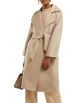 The Undoing Lily Rabe Beige Wool Coat