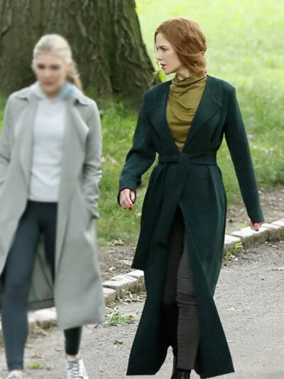 The Undoing Nicole Kidman Green Wool Coat