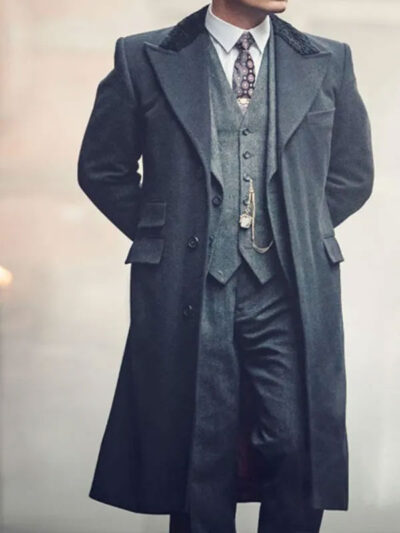 Thomas Shelby Peaky Blinders S06 Black Long Coat