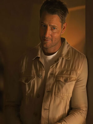 Tracker S2 2024 Justin Hartley Beige Denim Jacket