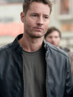 Tracker S2 Justin Hartley Black Leather Jacket