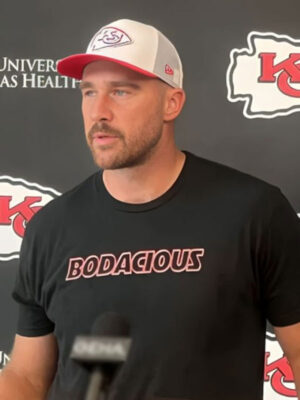 Travis Kelce Bodacious Black T-Shirt