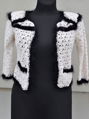 Ugly Betty S04 Betty Suarez White Crochet Jacket