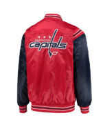 Washington Capitals Enforcer Varsity Bomber Jacket