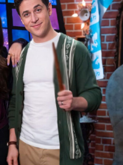 Wizards Beyond Waverly Place 2024 Justin Russo Green Cardigan