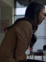 Cellar Door 2024 Jordana Brewster Brown Wool Blazer