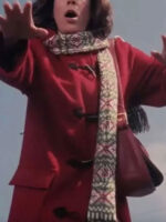Christmas with the Kranks Jamie Lee Curtis Red Hooded Wool Coat