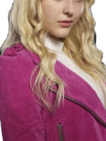 Chucky 2021 Lexy Taylor Pink Suede Zipper Jacket