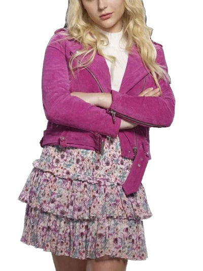 Chucky 2021 Lexy Taylor Pink Suede Zipper Jacket