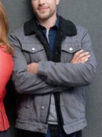 Dan Jeannotte Our Christmas Mural 2023 Gray Cotton Jacket