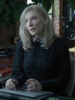Disclaimer 2024 Cate Blanchett Black Knitted Pullover Sweater