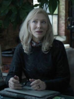 Disclaimer 2024 Cate Blanchett Black Knitted Pullover Sweater