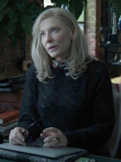 Disclaimer 2024 Cate Blanchett Black Knitted Pullover Sweater