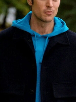 Emily In Paris Lucas Bravo Black Wool Jacket