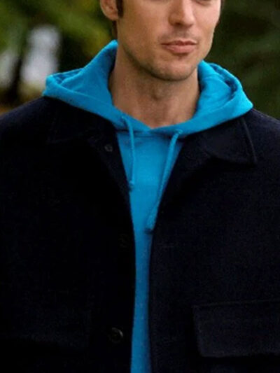 Emily In Paris Lucas Bravo Black Wool Jacket