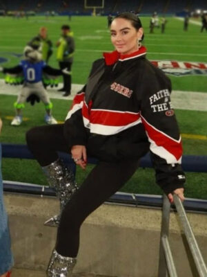 Faithful to the Bay Claire Kittle San Francisco 49ers Cotton Jacket