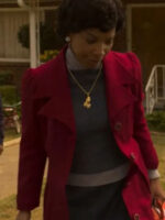 Fight Night The Million Dollar Heist Red Wool Coat