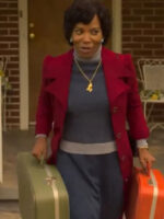 Fight Night The Million Dollar Heist Red Wool Coat