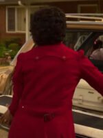 Fight Night The Million Dollar Heist Red Wool Coat