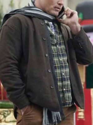 Five Star Christmas Victor Webster Brown Wool Jacket