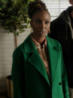 Found S02 Shanola Hampton Green Wool Coat
